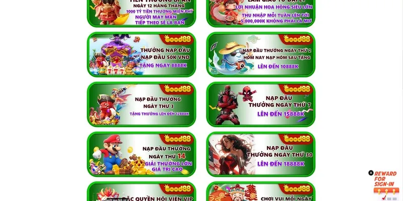 Hoàn tiền Good88 mang đến nhiều cơ hội hội mới