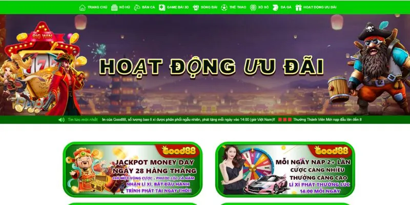 Những thông tin giới thiệu về mã khuyến mãi Good88.