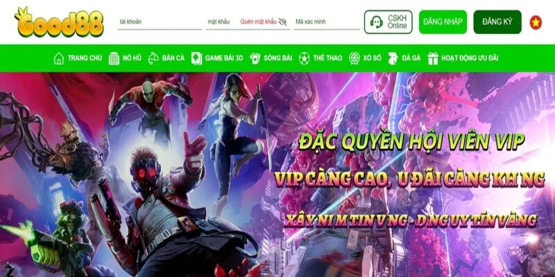 Những ưu đãi Good88 khủng dành cho các VIP