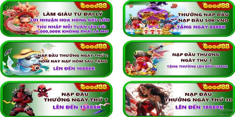Tổng hợp khuyến mãi Good88